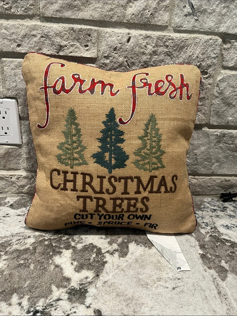 NEW Pair of 2 Pier 1 Burlap 